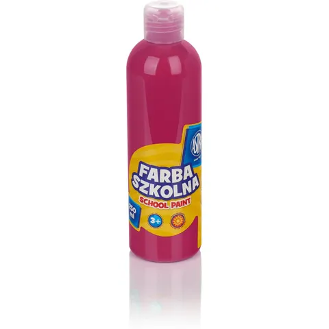 Farba szkolna Astra 250 ml - różowa 301217013 ASTRA