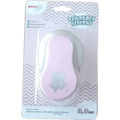 Dziurkacz ozdobny 3,8 cm TULIPAN D38-33 BREWIS