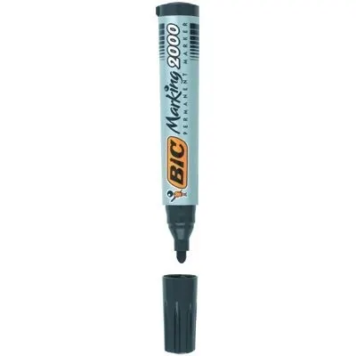 Marker permanentny 2000 czarny BIC ECO okrągła końcówka 8209153