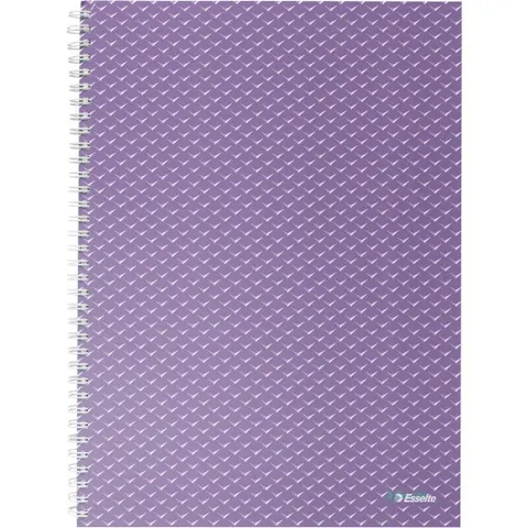 Kołonotatnik Colour`Breeze A4 w kratkę lawendowy 628479 ESSELTE