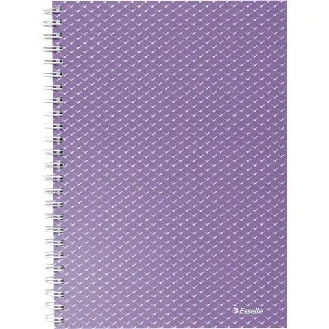 Kołonotatnik Colour`Breeze A5 w kratkę lawendowy 628469 ESSELTE