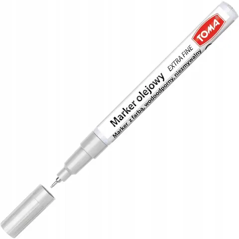 Marker olejowy EXTRA FINE srebrny TO-442 TOMA