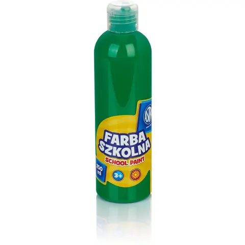 Farba szkolna Astra 250 ml - zielona jasna 301217014 ASTRA