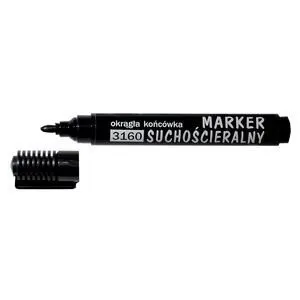 Marker suchościeralny okrągły 3160 czarny 101101 D.RECT