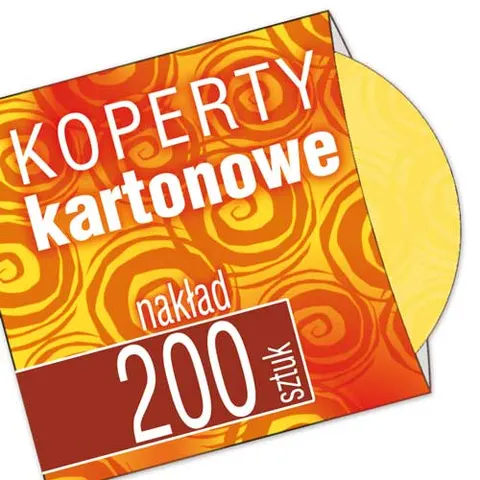 Koperty kartonowe - pakiet 200 szt.