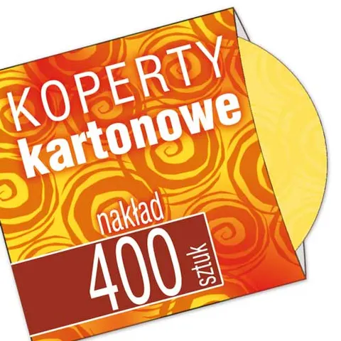 Koperty kartonowe - pakiet 400 szt.