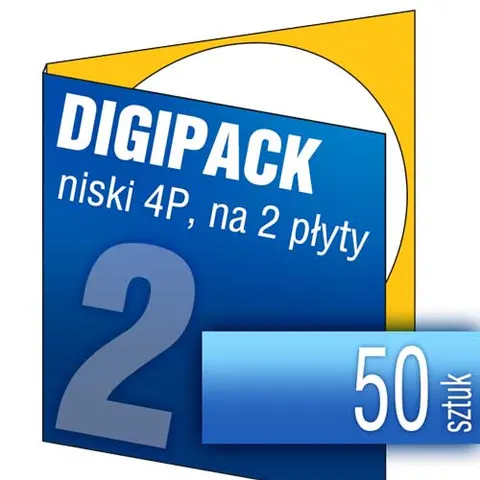 Digipack 4P (na 2 płyty) - pakiet 50 szt.