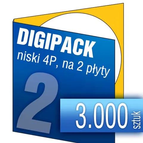 Digipack 4P (na 2 płyty) - pakiet 3.000 szt.