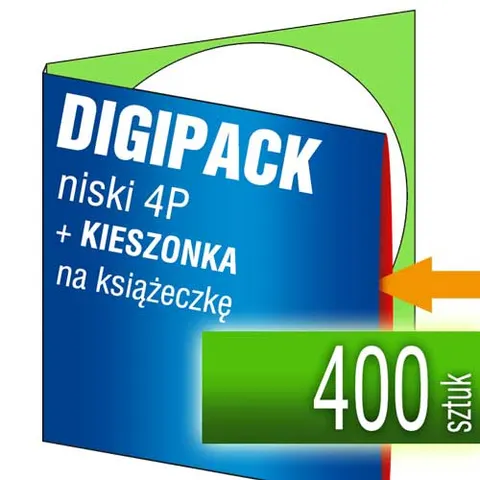 Digipack 4P (z KIESZONKĄ) - pakiet 400 szt.