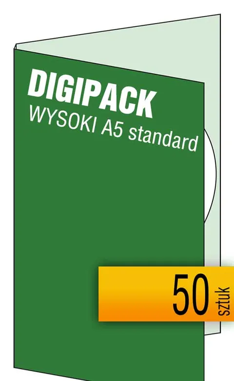 Digipack wysoki A5 - pakiet 50 szt.