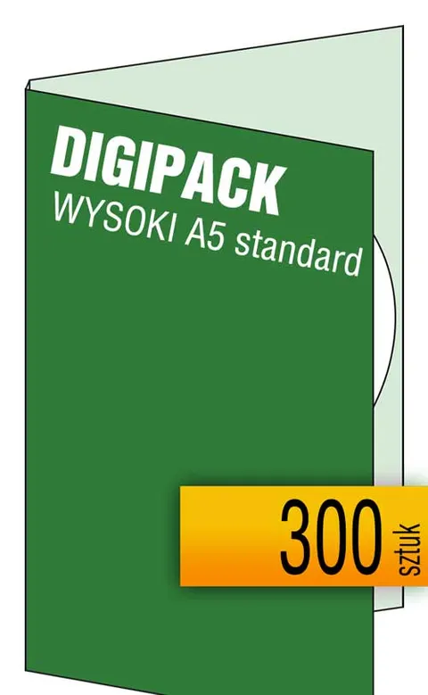 Digipack wysoki A5 - pakiet 300 szt.