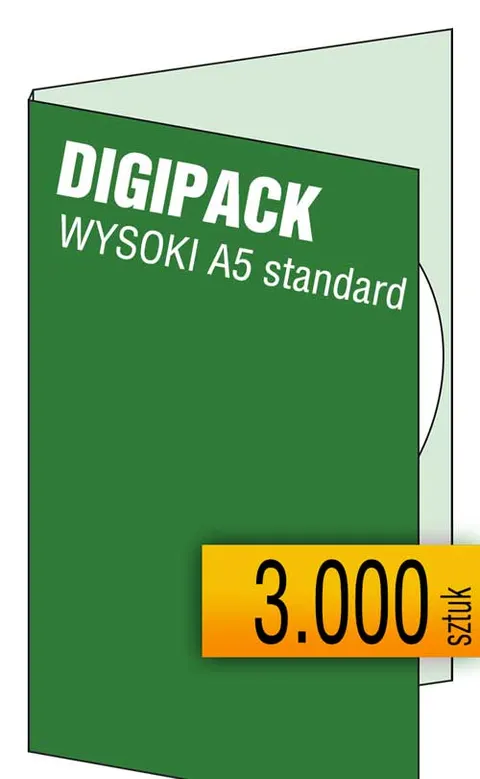 Digipack wysoki A5 - pakiet 3.000 szt.