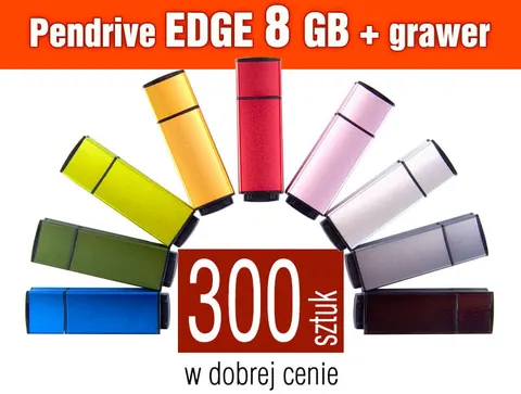 Pendrive EDGE 8GB z grawerem - pakiet 300 szt.