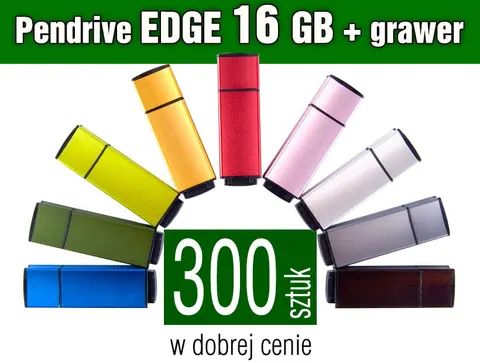 Pendrive EDGE 16GB z grawerem - pakiet 300 szt.