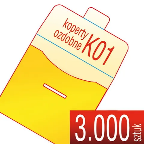 Koperty ozdobne K01 - pakiet 3.000 szt.