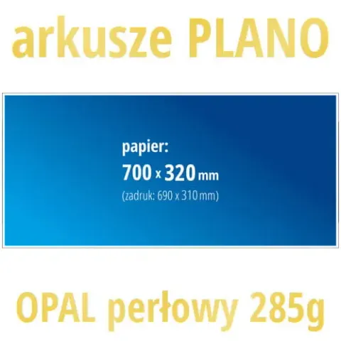Arkusze PLANO - Stardream Opal perłowy 285g, format 700x320 mm