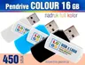 Pendrive COLOUR 16GB z nadrukiem - pakiet 450 szt.