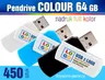 Pendrive COLOUR 64 GB z nadrukiem - pakiet 450 szt.