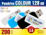 Pendrive COLOUR 3.0, 128 GB z nadrukiem - pakiet 200 szt.