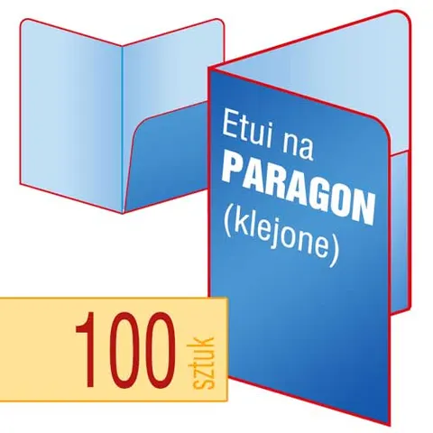 Etui na paragony - pakiet 100 szt.