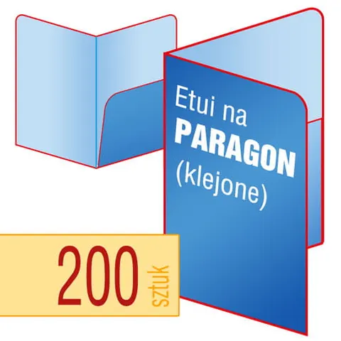 Etui na paragony - pakiet 200 szt.
