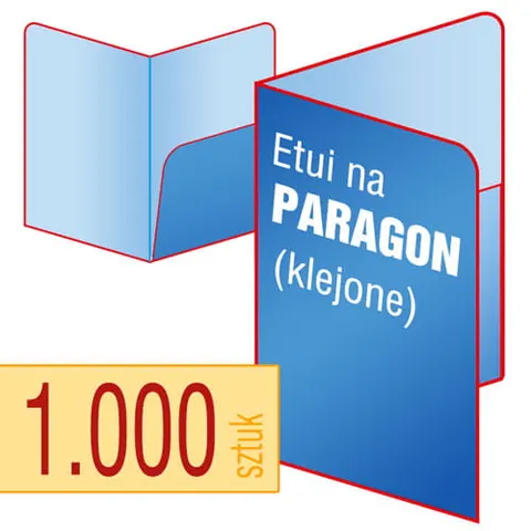 Etui na paragony - pakiet 1.000 szt.