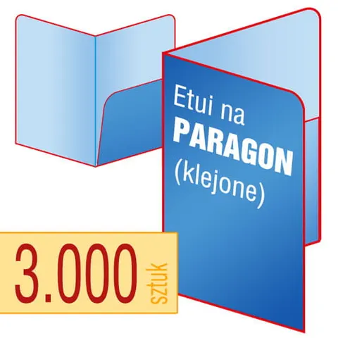 Etui na paragony - pakiet 3.000 szt.