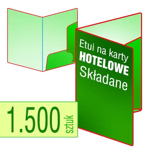 Etui na karty / paragony - pakiet 1.500 szt.