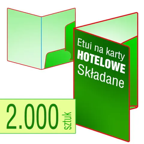 Etui na karty / paragony - pakiet 2.000 szt.