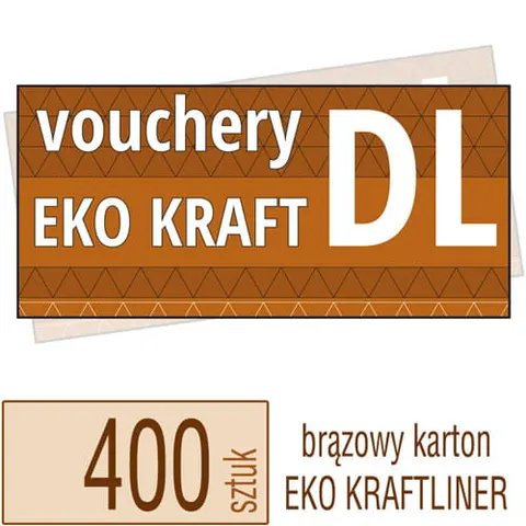 Voucher DL Eko KRAFT - 400 szt.