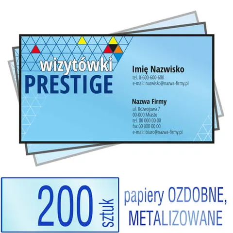 Wizytówki PRESTIGE - 200 szt.