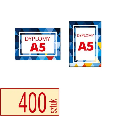 Dyplomy, certyfikaty A5 - 400 szt.