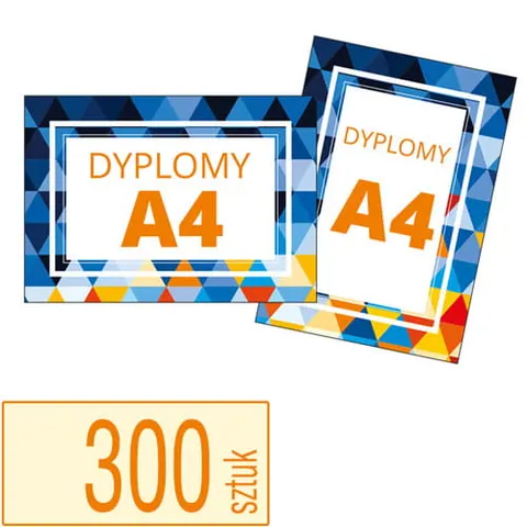 Dyplomy, certyfikaty A4 - 300 szt.