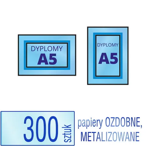 Dyplomy, certyfikaty A5 Prestige - 300 szt.