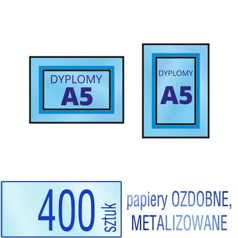 Dyplomy, certyfikaty A5 Prestige - 400 szt.