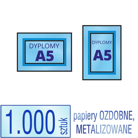 Dyplomy, certyfikaty A5 Prestige - 1.000 szt.