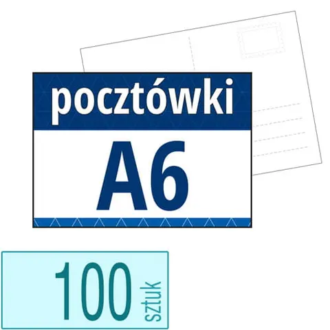 Pocztówki A6 - 100 szt.