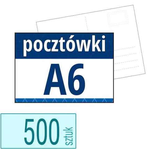 Pocztówki A6 - 500 szt.