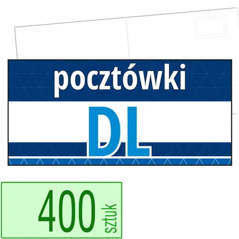 Pocztówki DL - 400 szt.