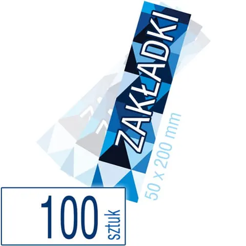 Zakładki do książek - 100 szt.