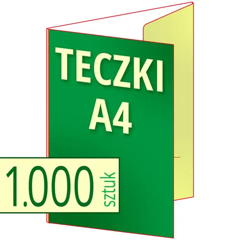 Teczki ofertowe A4 - pakiet 1.000 szt.