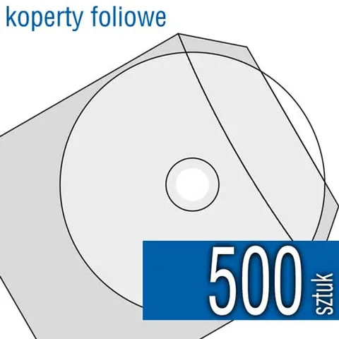 Koperta FOLIOWA z klapką - pakiet 500 szt.
