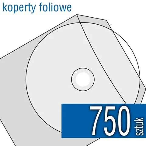 Koperta FOLIOWA z klapką - pakiet 750 szt.