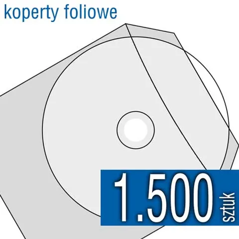 Koperta FOLIOWA z klapką - pakiet 1.500 szt.