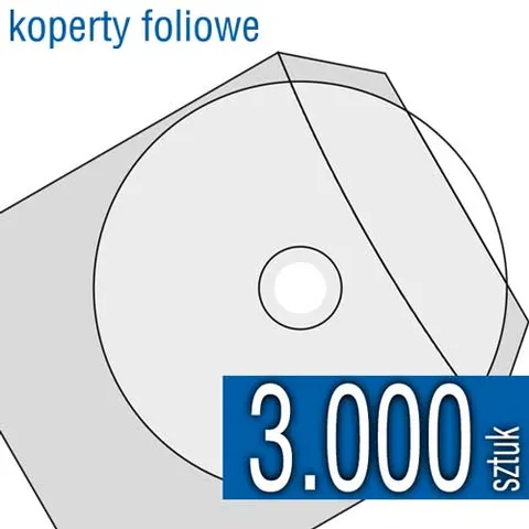 Koperta FOLIOWA z klapką - pakiet 3.000 szt.