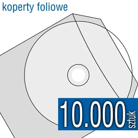 Koperta FOLIOWA z klapką - pakiet 10.000 szt.