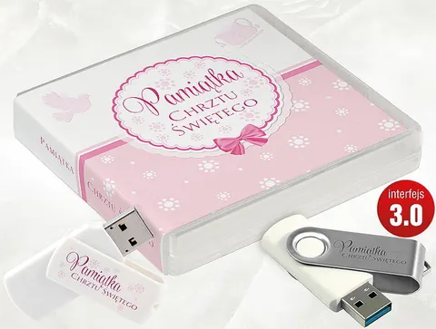 USB BOX + Pendrive - Chrzest - wzór CH 5011