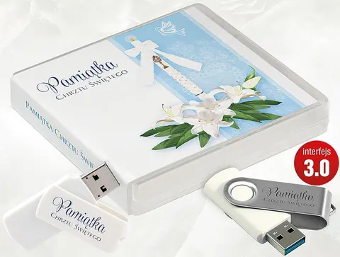 USB BOX + Pendrive - Chrzest - wzór CH 5020