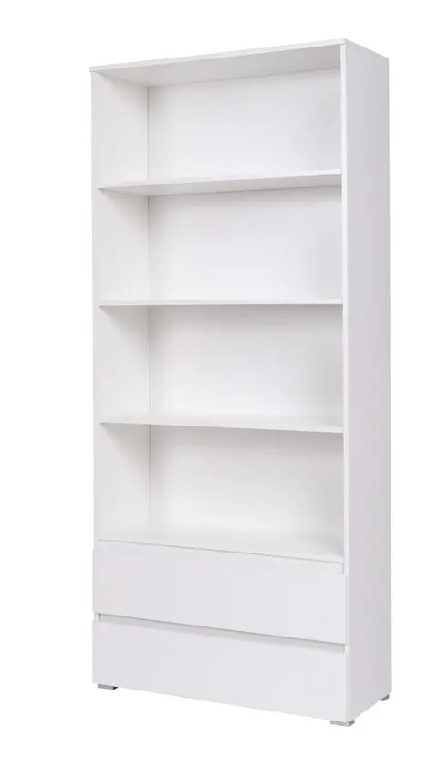 Regał COSMO C03 Szerokość 92 cm Biały Do Salonu 2-Szuflady Młodzieżowy