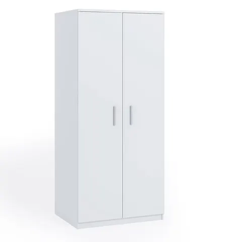 Szafa Biała 90 cm Do Sypialni 2-drzwiowa Garderoba BONO BO-22